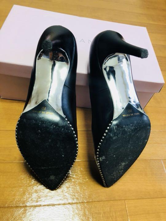 ダイアナ パンプス 黒 スタッズ