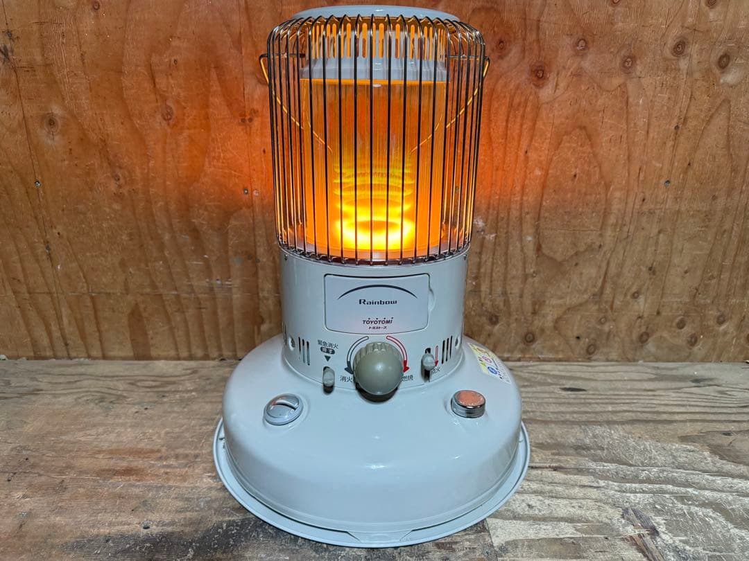 芯乾燥済 石油ストーブ レインボー RB-25C 分解メンテナンス済 12年製TOYOTOMI