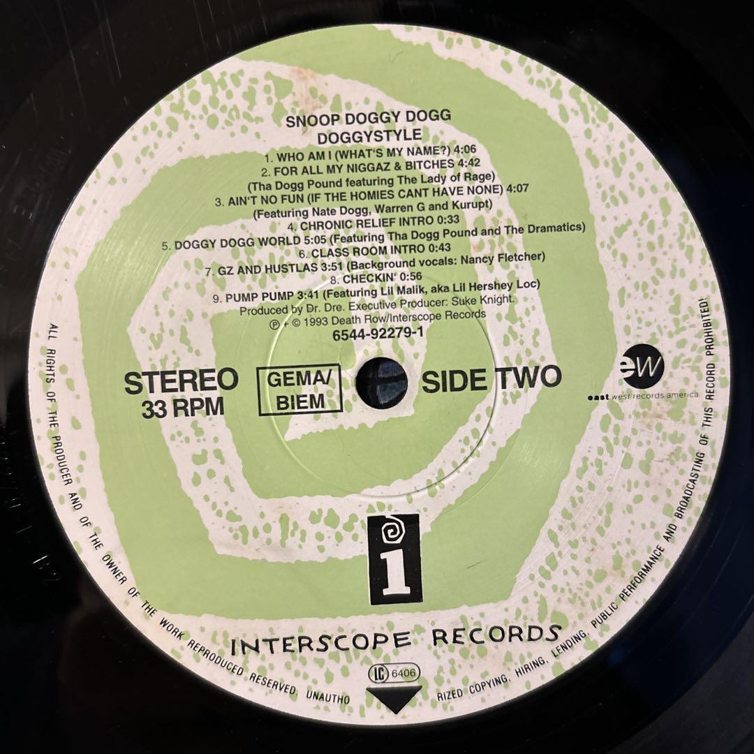Snoop Doggy Dogg Doggystyle レコード LP