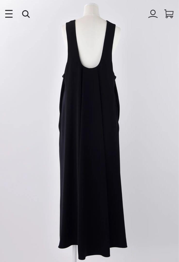 enfold WIDE FLARE DRESS ネイビー 38