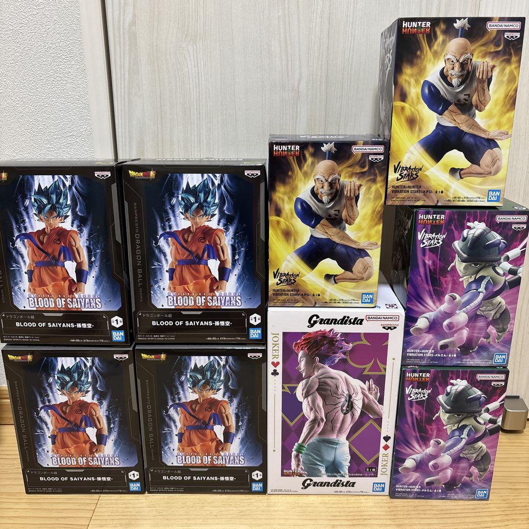HUNTER×HUNTER ドラゴンボールZ孫悟空フィギュアセット 8,140円