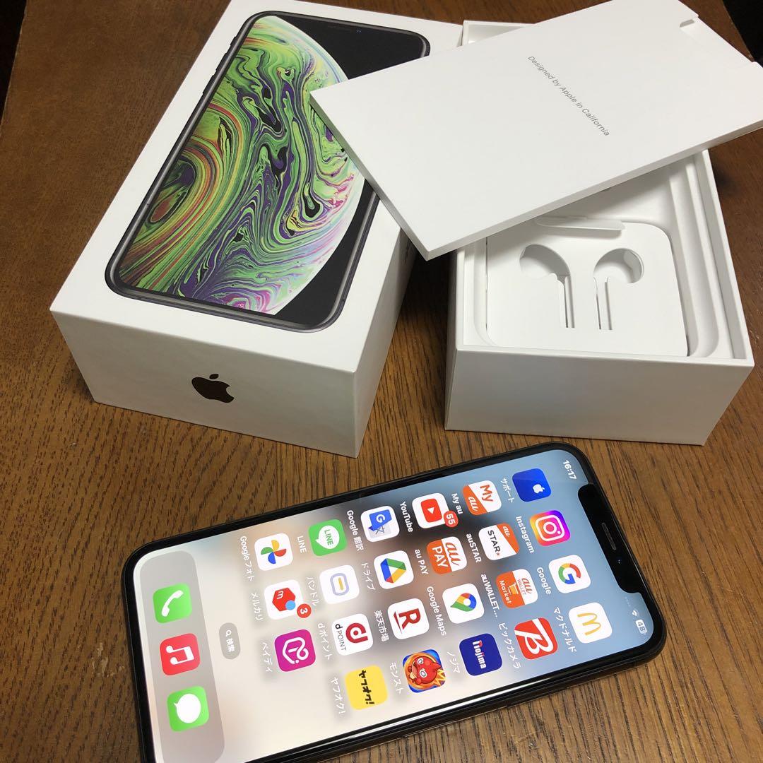 綺麗なiPhone xs512GB SIMフリー大容量SIMロック解除ブラック-