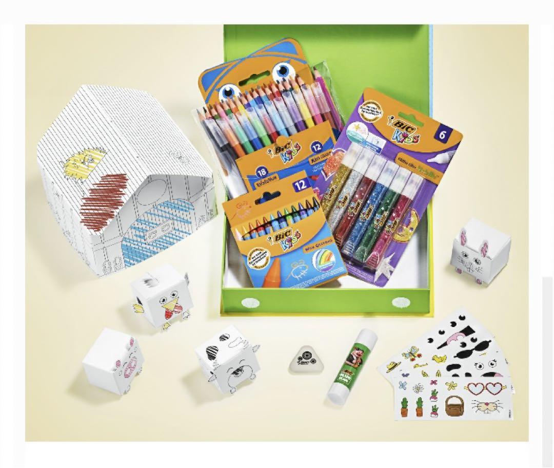 BIC MY FARM KIT こども用大量54点入りボックスセット