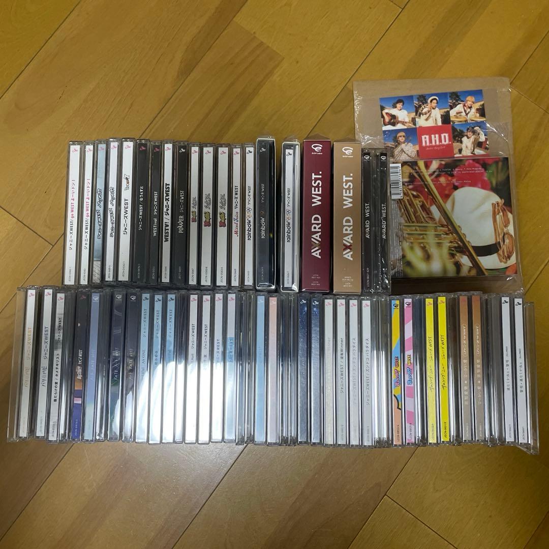 WEST. シングル アルバム CD 64枚やや傷や汚れあり