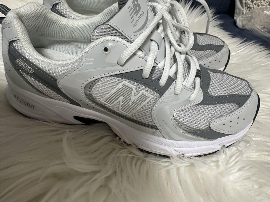 New Balance 550 ホワイト/グレー スニーカー
