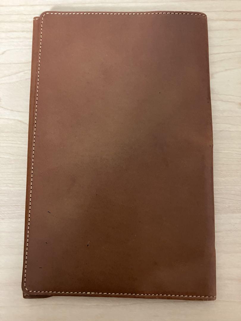 【良品】土屋鞄　新書本　ヌメ革ブックカバー