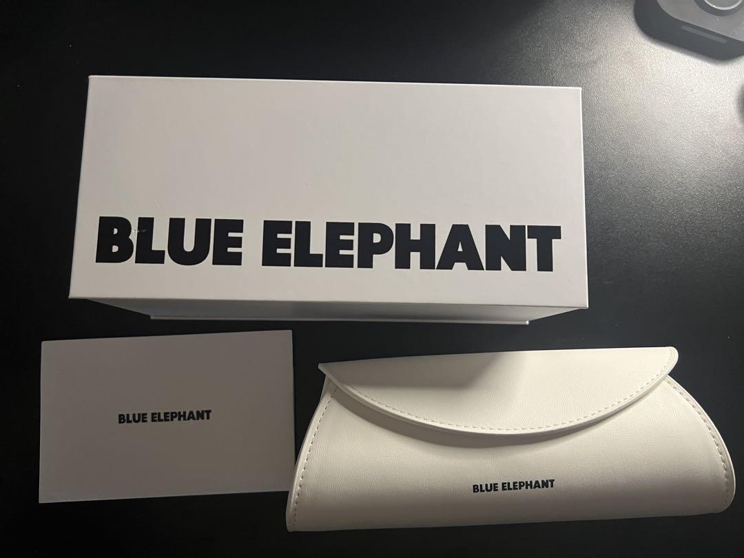 美品⭐︎BLUE ELEPHANT クリアフレーム メガネ