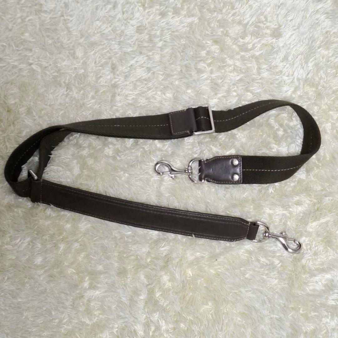 COACH ブラウン ビジネスバッグ レザー 革 肩掛け 手洗い洗濯済み