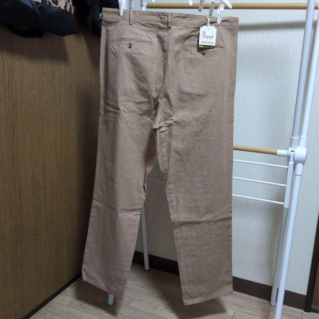大きいサイズ PAPAS パパス 長ズボン パンツ 新品タグ付き LL
