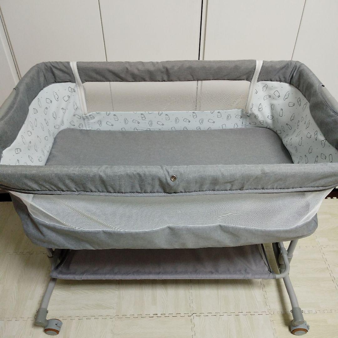 【美品】ベビーベッド　コンパクト　zoobly