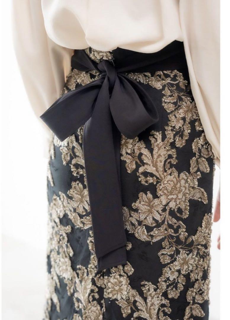 acka jacquard pencil skirt サイズ1 acka jacquard pencil skirt サイズ1 - レディース