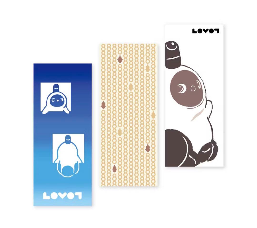 【新品未開封】LOVOT 手ぬぐい 3種セット