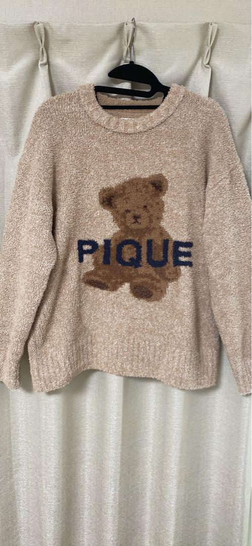 人気の雑貨がズラリ！ gelato piqueジェラートピケ ベアジャガード ベージュ ルームウェア ルームウェア・パジャマ