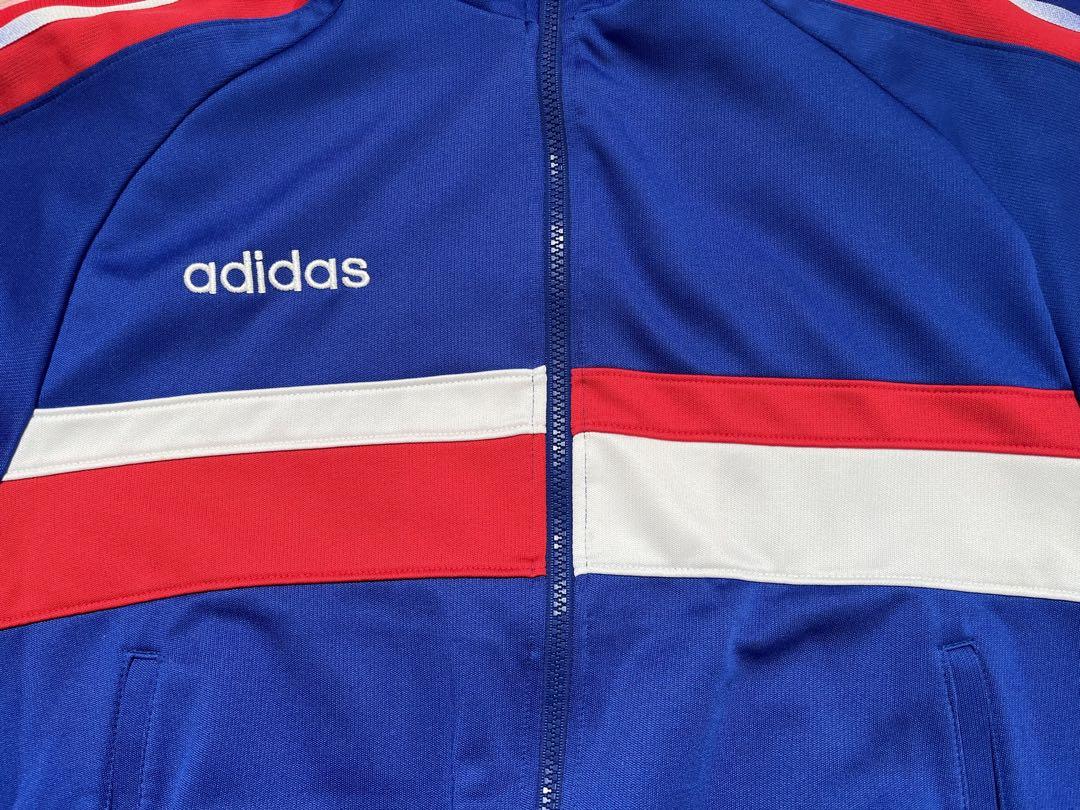 【希少】adidas アディダス レトロジャージ 上 トリコロール