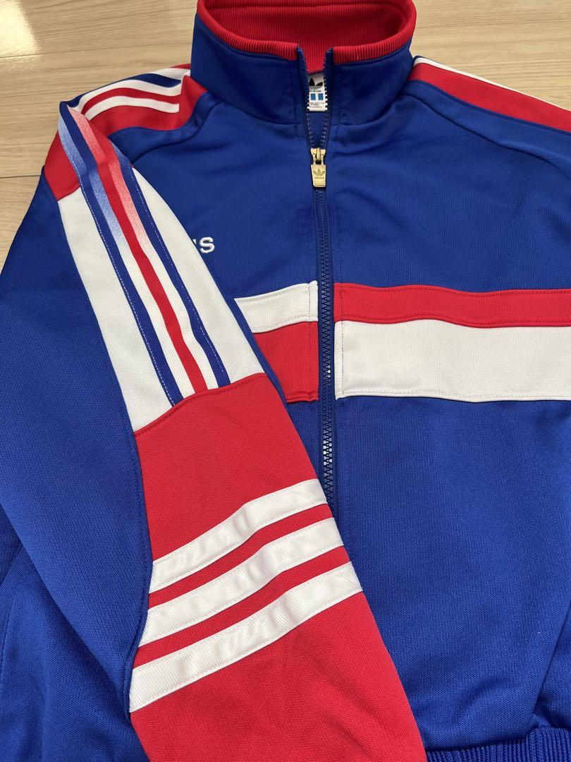 【希少】adidas アディダス レトロジャージ 上 トリコロール