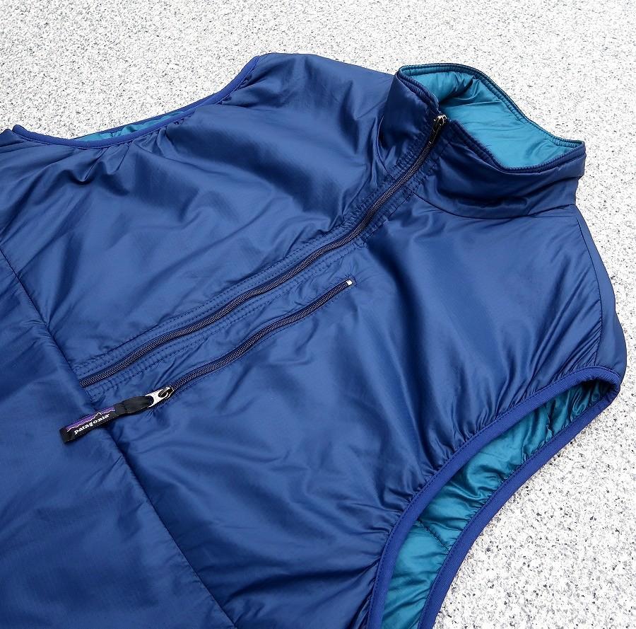 極美品 L 90s パタゴニア USA製 パフボール ベスト ストームブルー