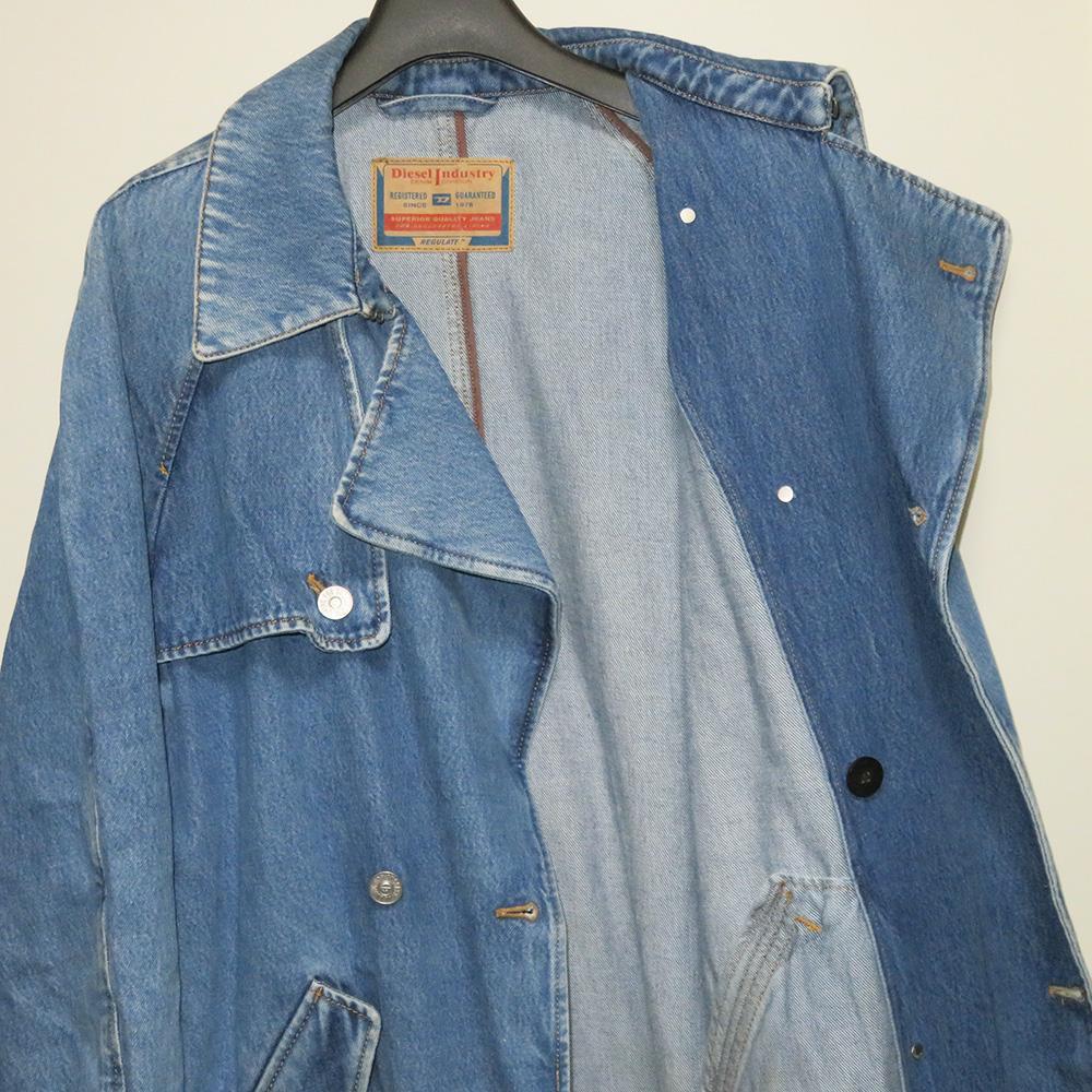DIESEL 22SS 加工デニムトレンチコート L 定価136,400円 - メルカリ DIESEL 22SS 加工デニムトレンチコート L 定価136,400円 - メルカリ