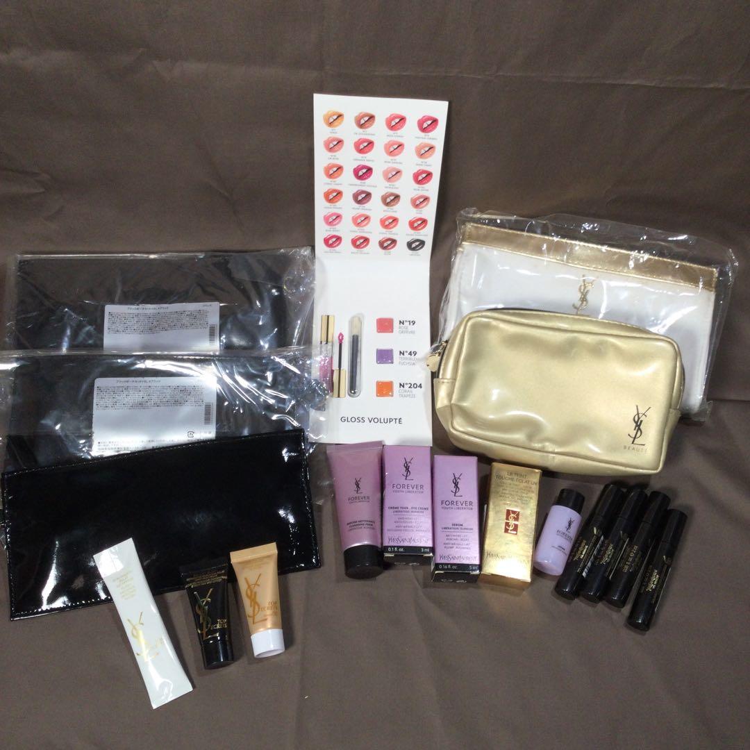 YSL　イブ・サンローラン　サンプル品コスメセット　ポーチ付き　大容量