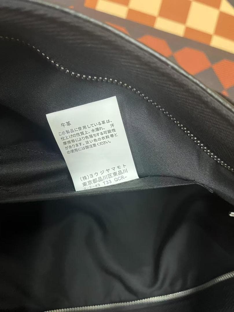 ヨウジヤマモト NOVELTY LEATHER CROSSBODY BAG ヨウジヤマモト NOVELTY LEATHER CROSSBODY BAG