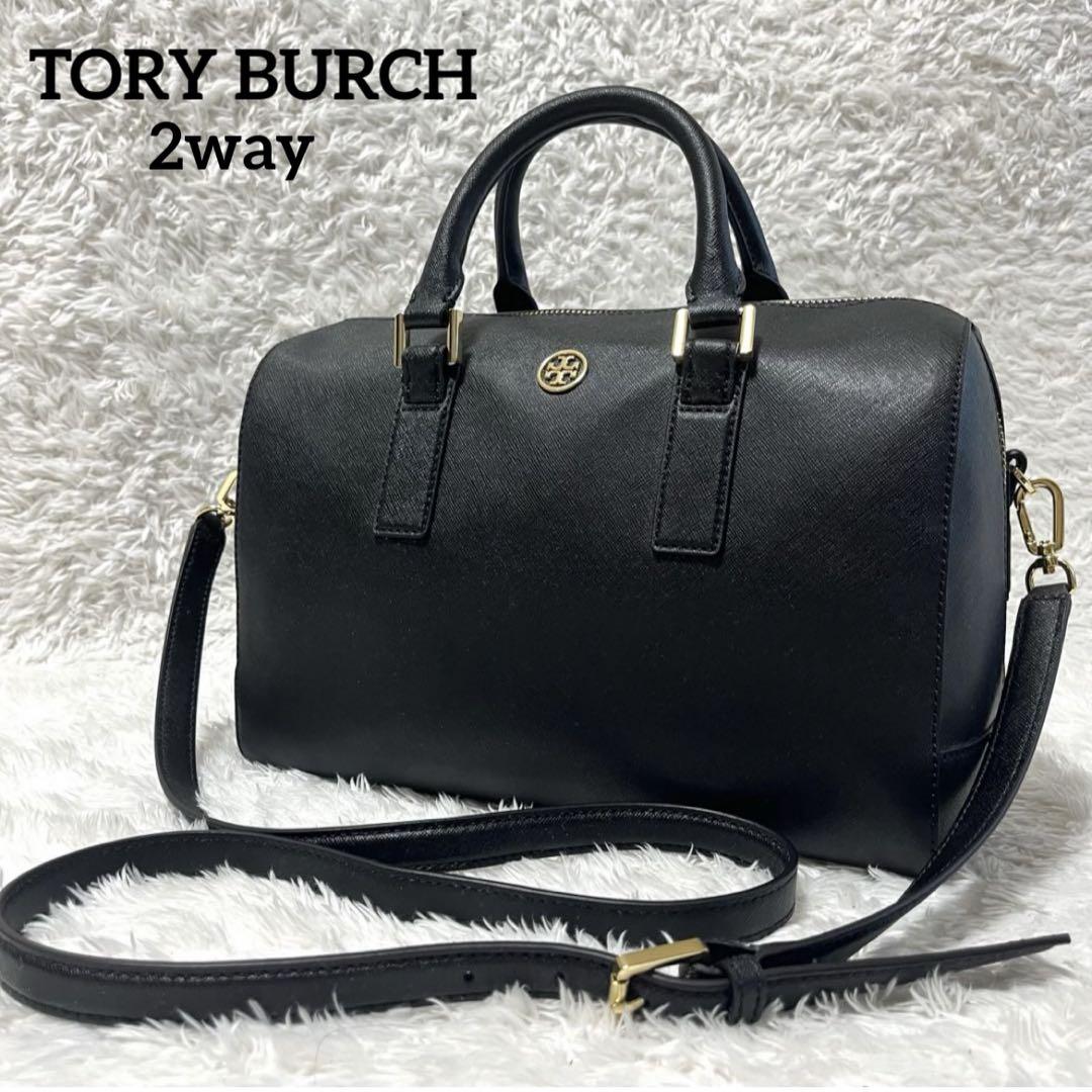 トリーバーチ/ボストンバッグ/黒/ナイロン×レザーの買取実績