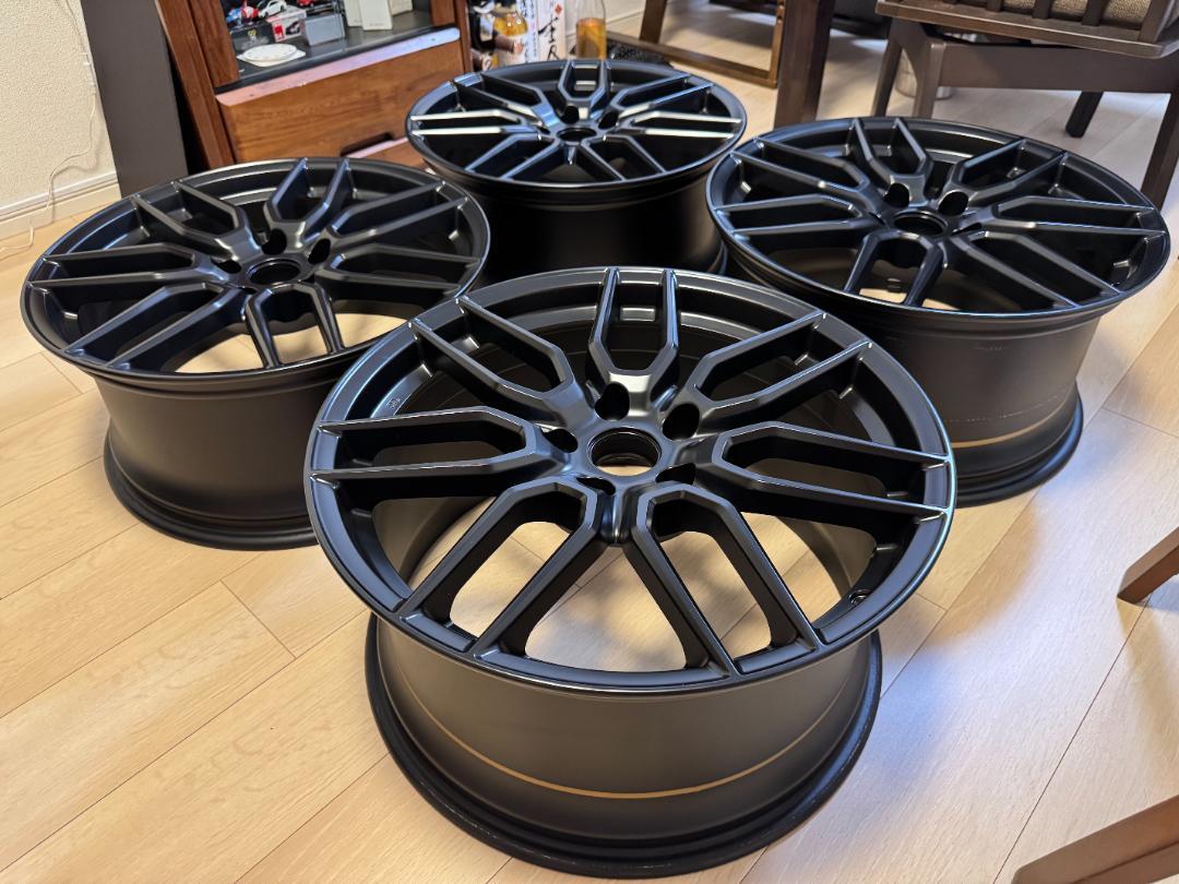 美品LEXUS IS RC 純正鍛造アルミホイールBBS製マットブラック4本 美品LEXUS IS RC 純正鍛造アルミホイールBBS製マットブラック4本