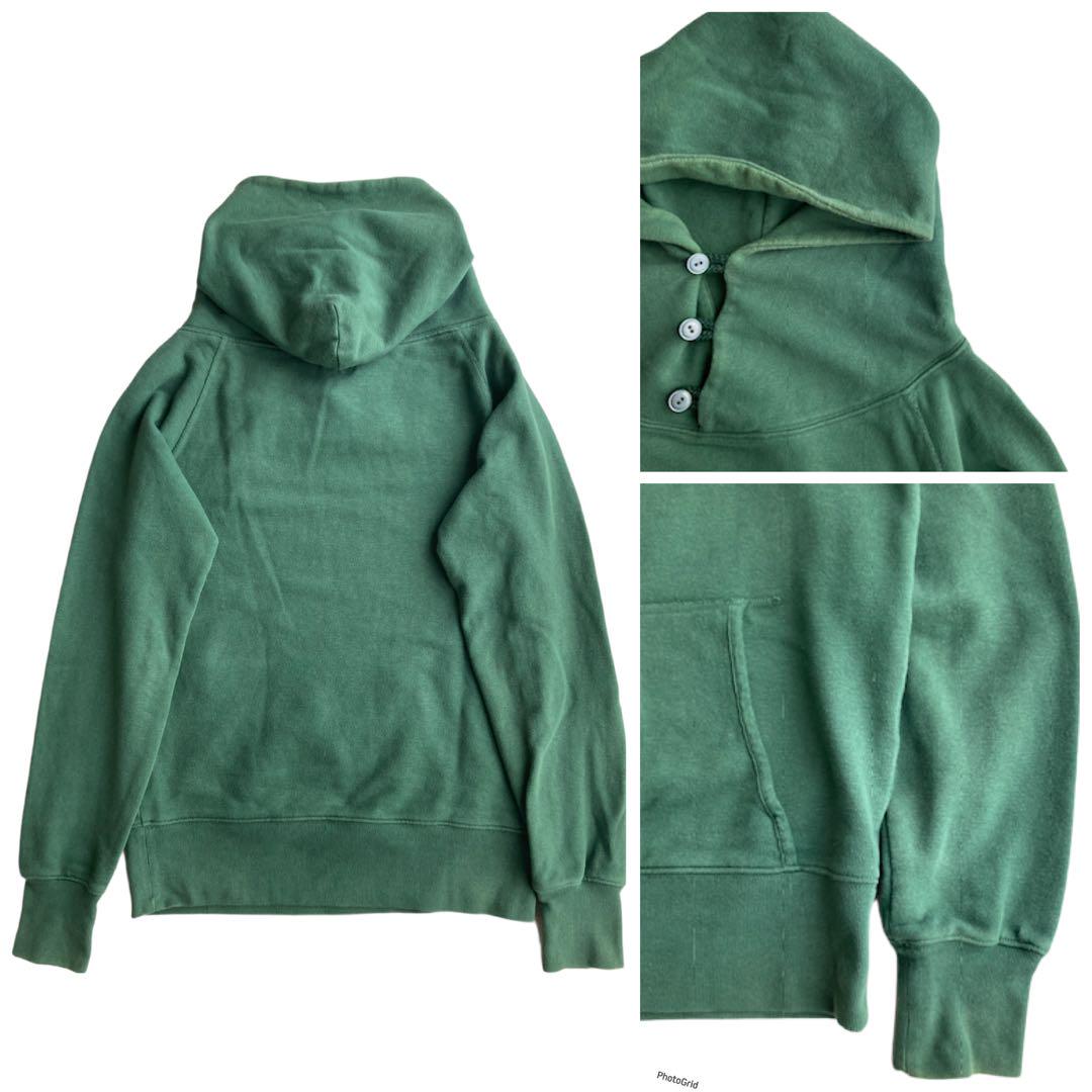 キャピタル SURFデザイン パーカー KAPITAL キャピタル SURF フード ブルゾン size2 GREEN 男女兼用