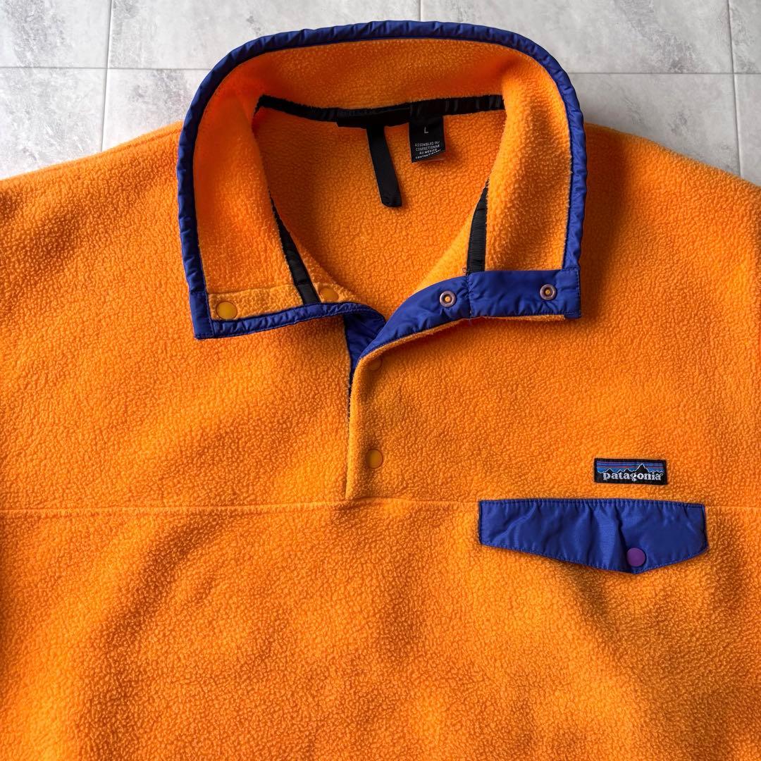 【超希少】パタゴニア チンチラ スナップT マンゴーオレンジ 99年 フリース