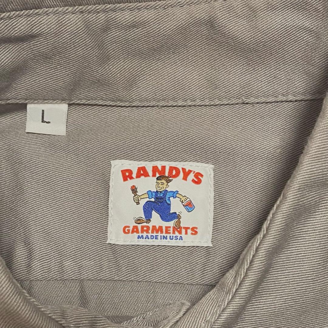 【古着】グレー 長袖シャツ