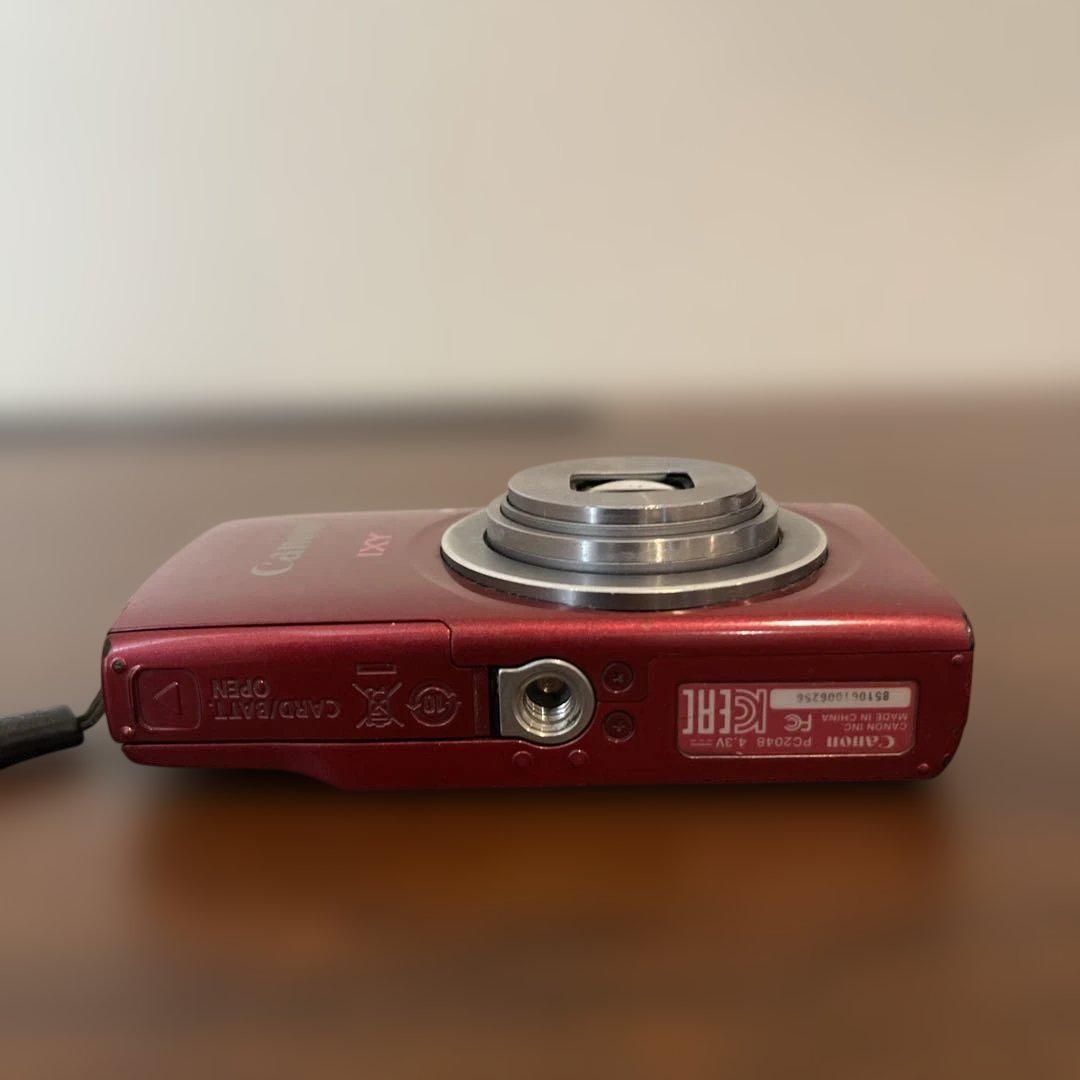 4097 キャノン IXY 120 レッド デジカメ ジャンク品
