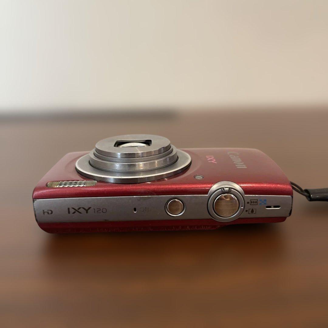 4097 キャノン IXY 120 レッド デジカメ ジャンク品