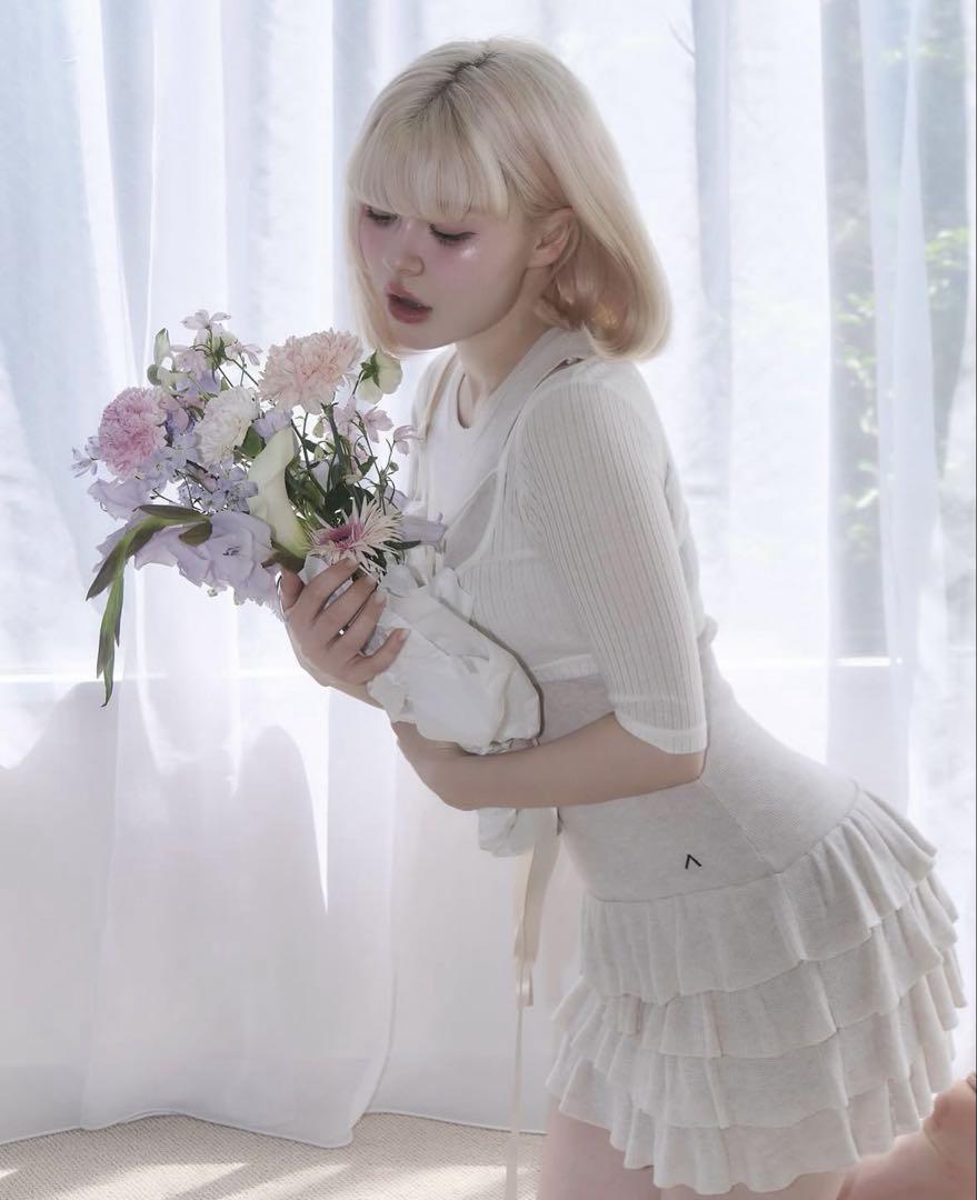 ワンピース andmary Sophia frill set dress ANDMARY】Sophia frill set dress