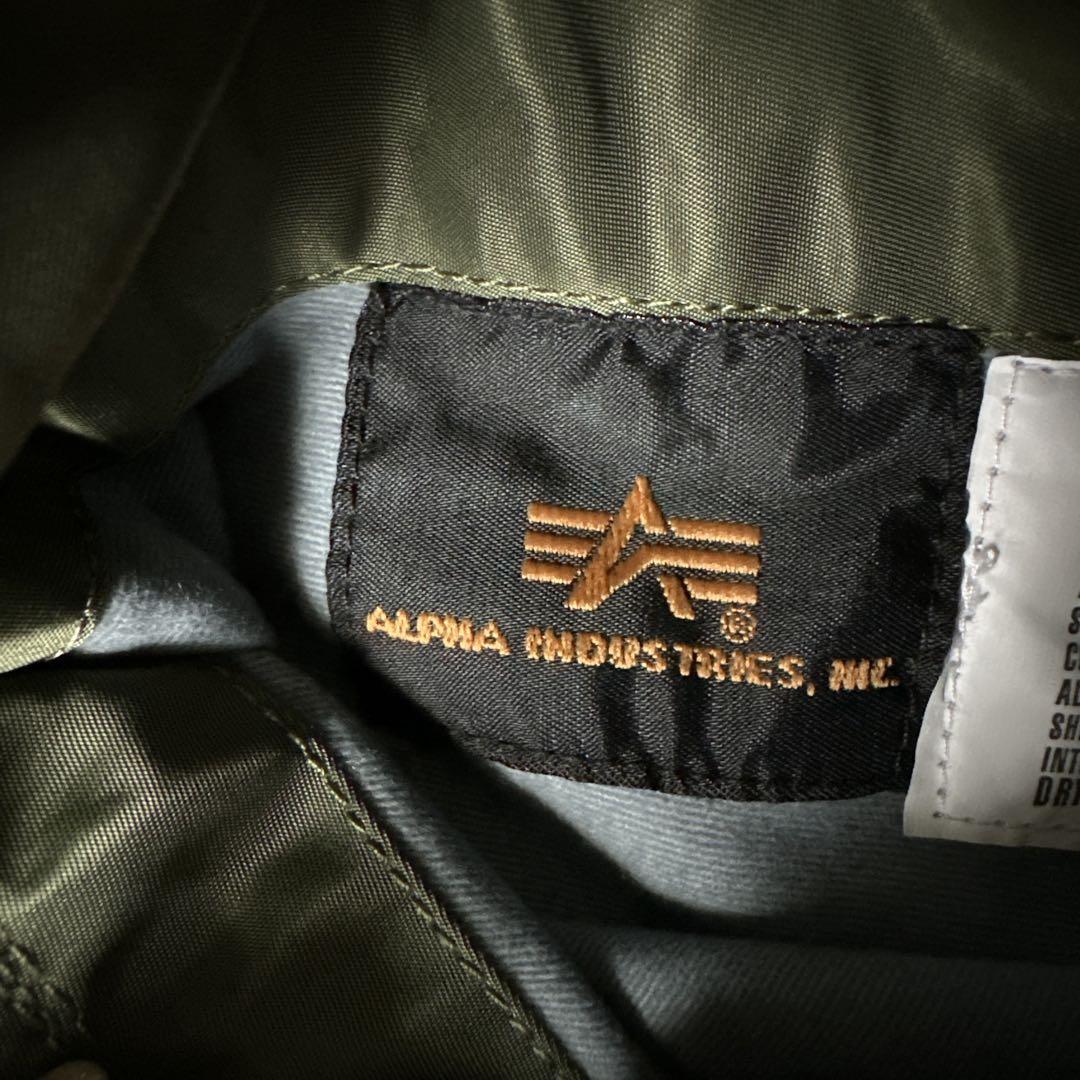 ALPHA INDUSTRIES MA-1 フライトジャケット カーキ　S