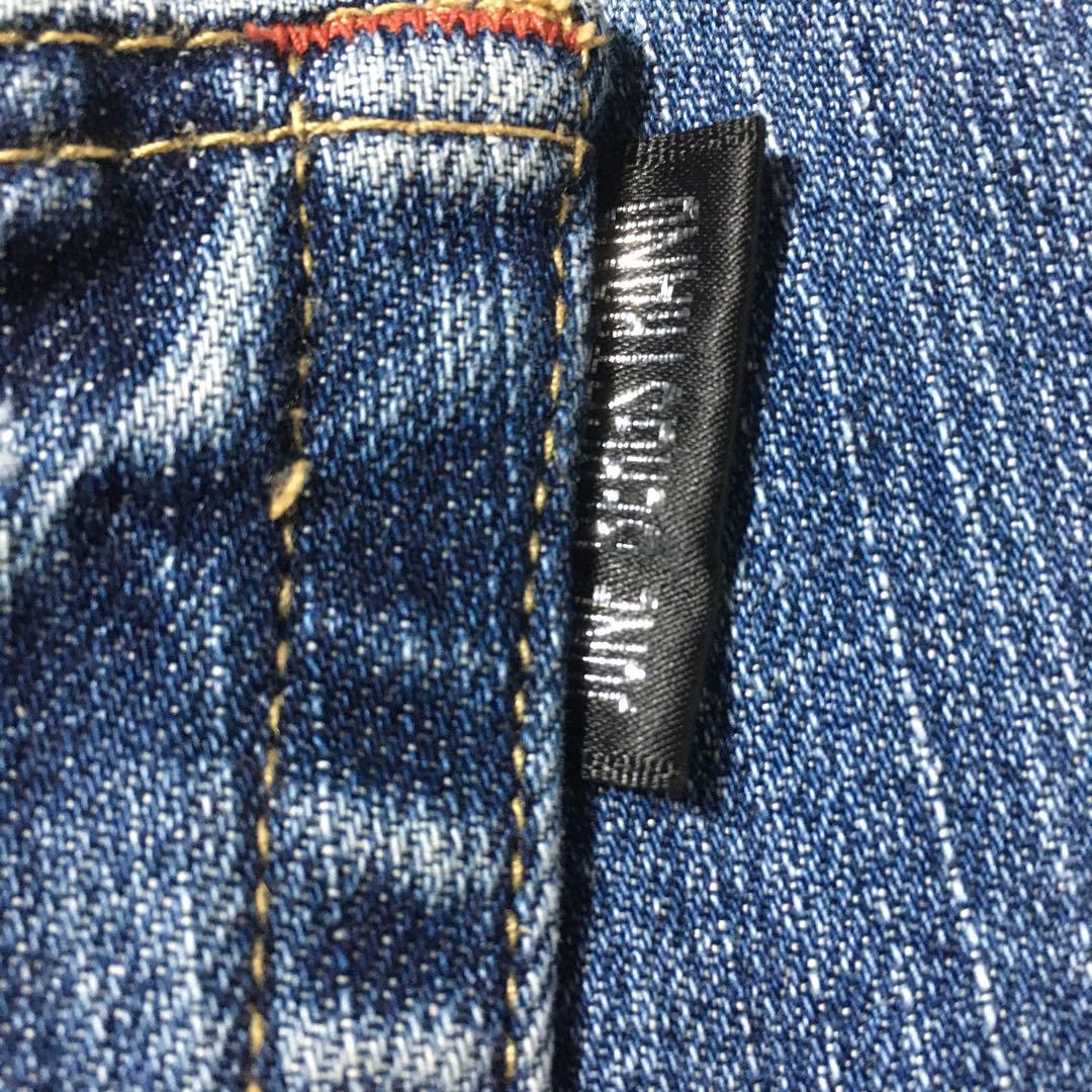 00s 龍 刺繍 バギー デニム パンツ 鬼ヒゲ 平成 お兄系 ギャル男 和柄