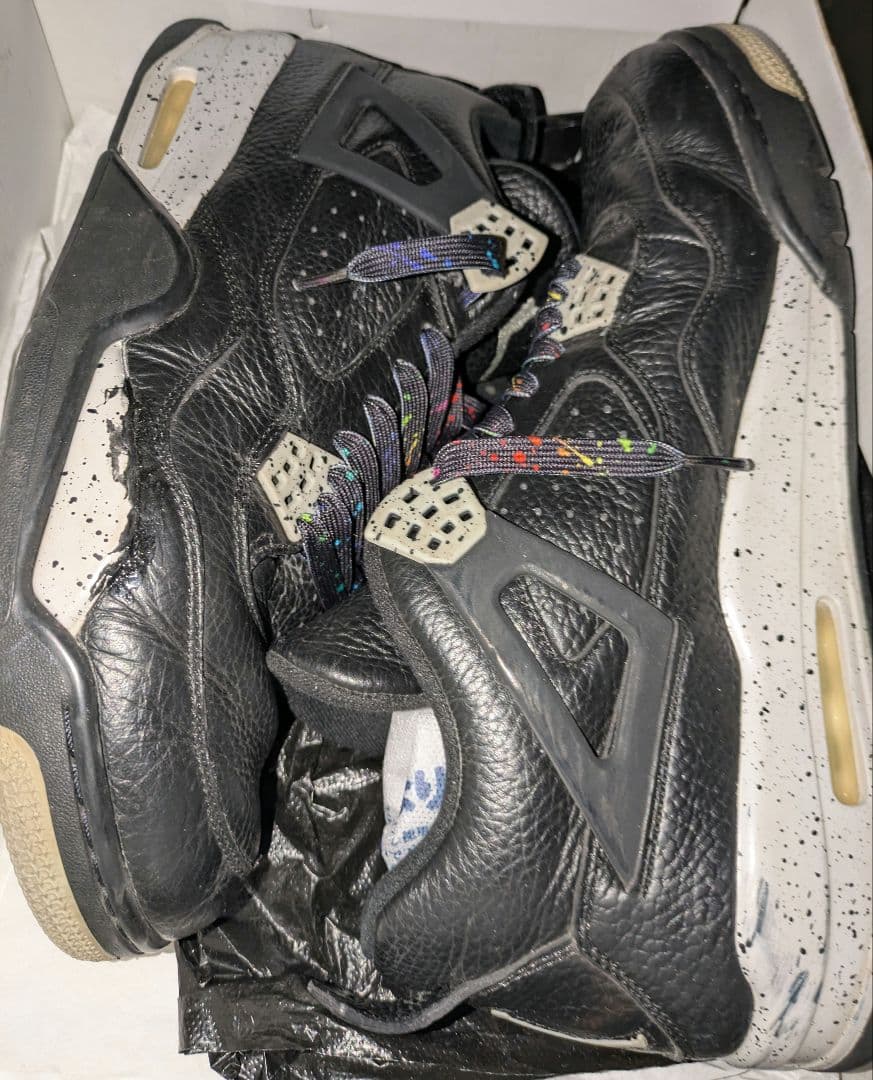 エア ジョーダン 4 オレオ レザー 30cm