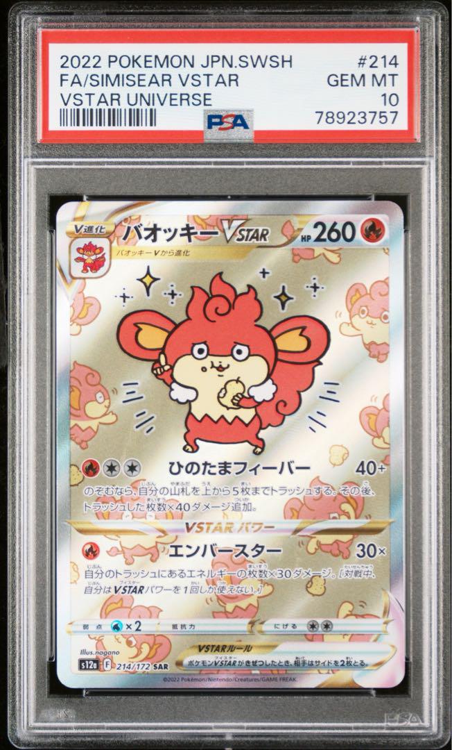 バオッキーVSTAR　SAR　PSA10