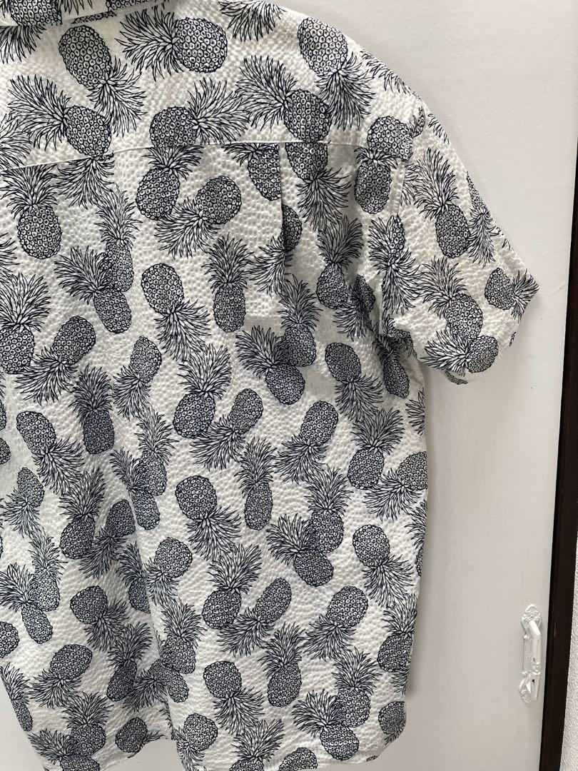 MISTER GENTLE MAN パイナップル シアーサッカーシャツ M