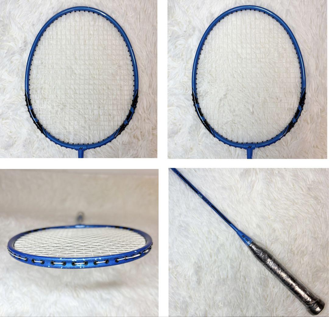 YONEX ヨネックス B-4000 バトミントン ラケット 3本セット 青 橙