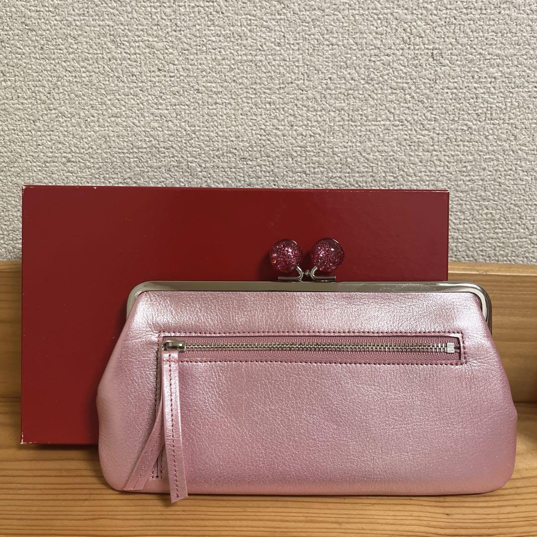 シャルルジョルダン がま口 長財布 ピンク 新品未使用