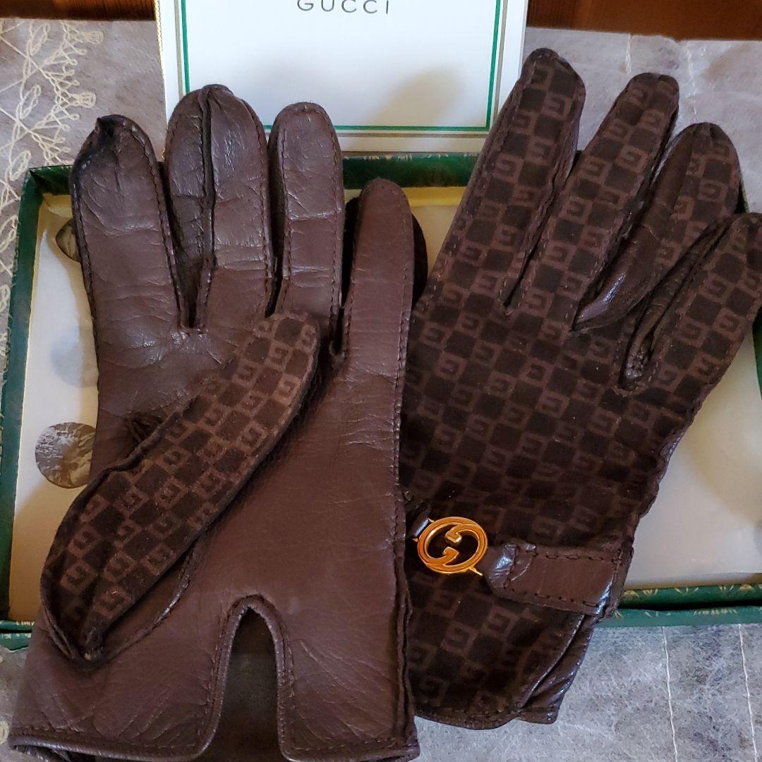 ブランド⒲ GUCCI ヴィンテージ手袋 ZipF4-m72886004413 カラー