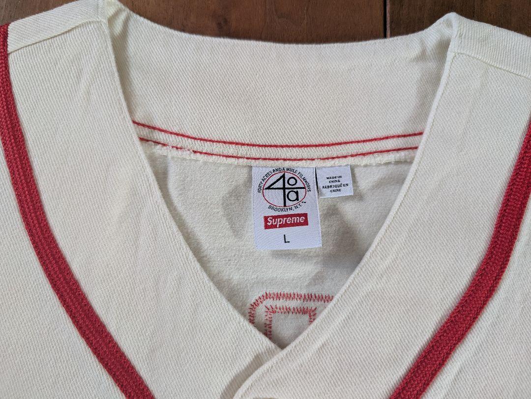 Supreme×40 Acres Twill Baseball Jersey
