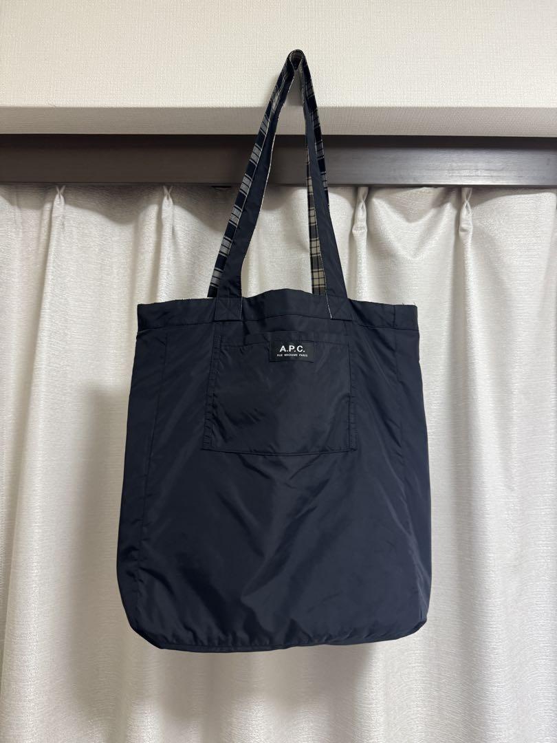 A.P.C.☆チェック柄ラージトートバッグ 楽天市場】APC A.P.C. アーペーセー トートバッグ tote lou ルー