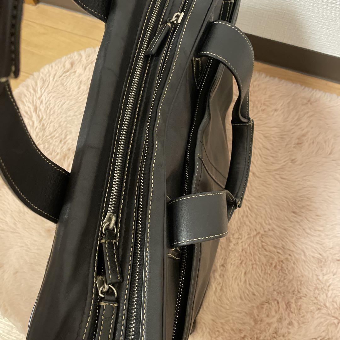COACHコーチ　ビジネスバッグ　ハンドバッグレザー黒ブラック