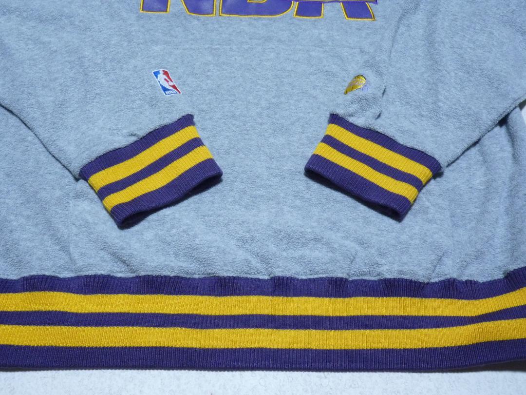 ファッション通販 NBA パーカー L LAKERS レーカーズ グレー