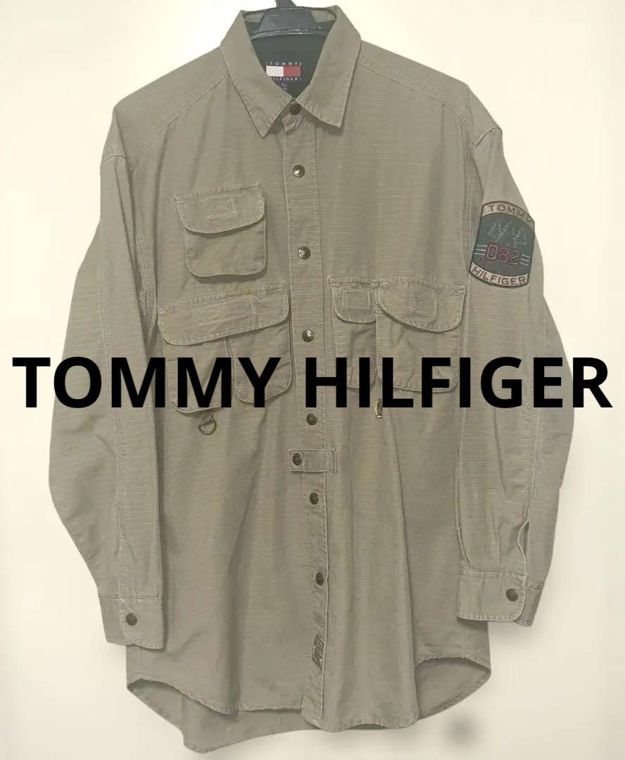 【90s】TOMMY HILFIGER 082 TH OUTDOORS シャツ