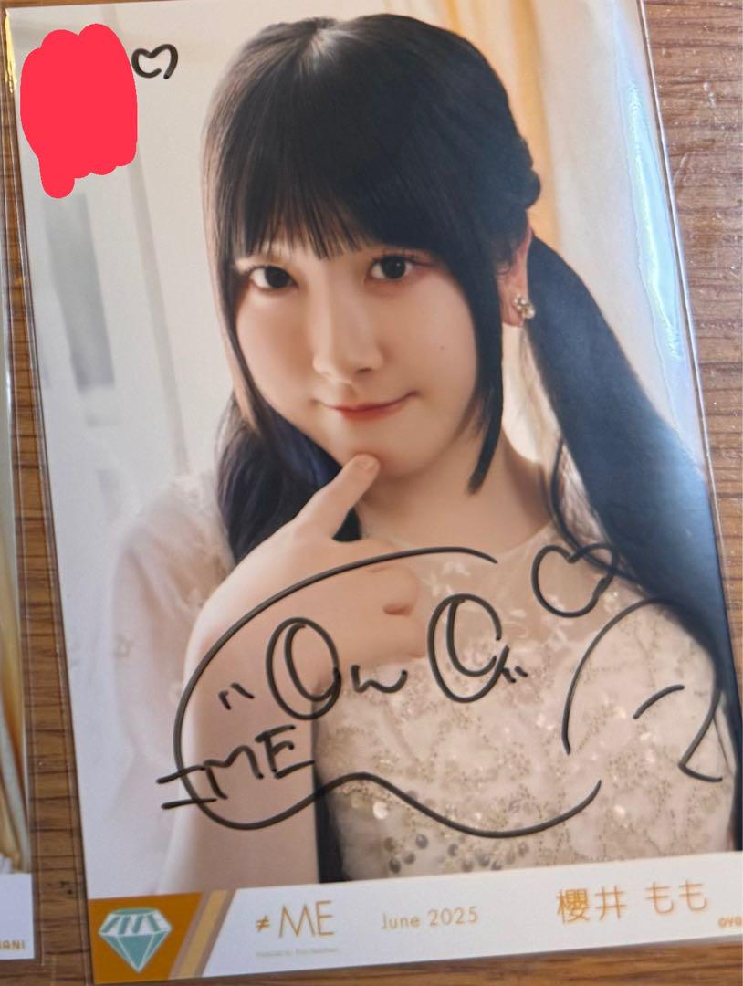 人気ショップ 櫻井もも 生写真 ノイミー モブノデレラ 直筆 ドレス MV衣装 アイドル