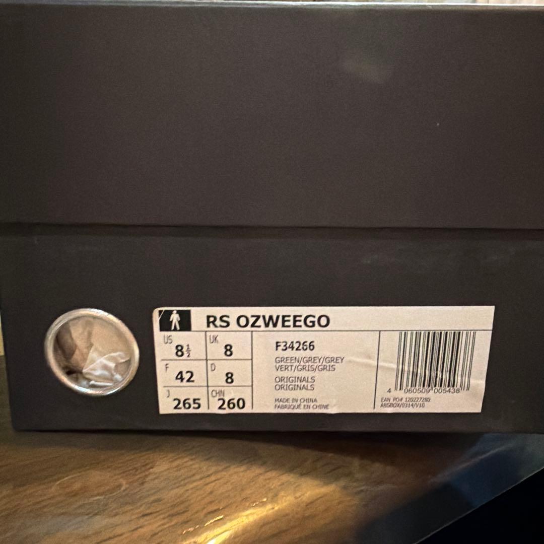 adidas Ozweego Raf Simons Green Grey adidas Ozweego Raf Simons Green Grey