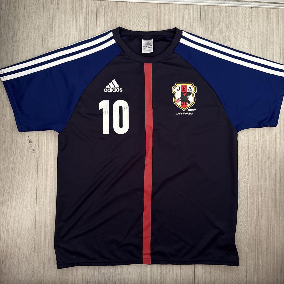 adidas 日本代表 シャツ L ネイビー 10 - メルカリ