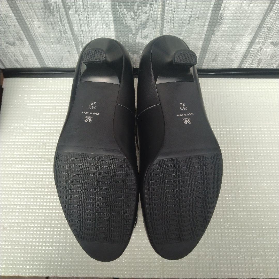 【ほぼ新品】ワコール サクセスウォーク 24.5 3E 本革製 ラウンドトゥ