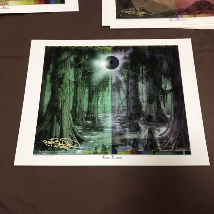 MTG アートプリント guru land グルランド セット 原画プリント