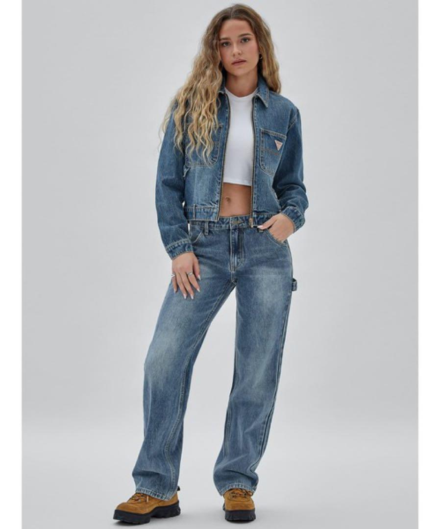 ジャケット・アウター GUESS Originals Cropped Carpenter Jacket